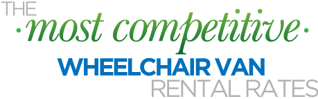 The most competitive wheelchair van rental rates! View our rates
